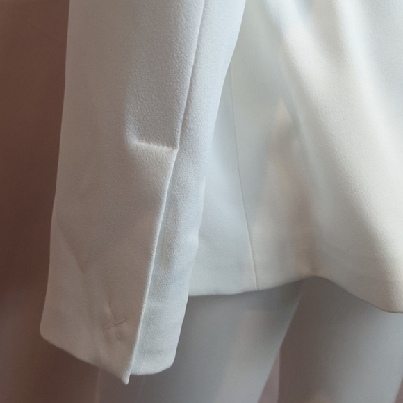 Pinko Cola 1 Giacca White Belted Jacket size 10 - Picture 7 of 13